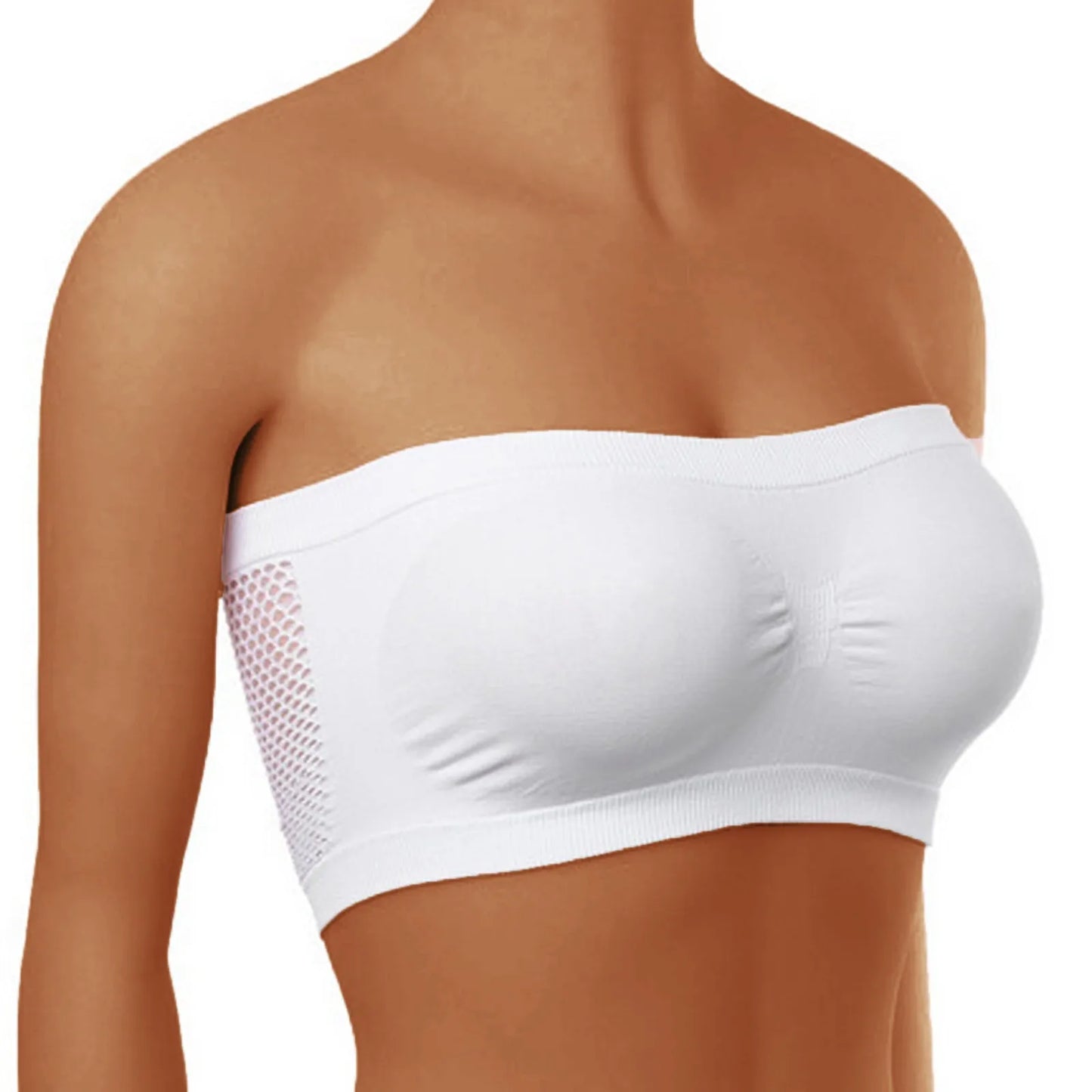 Stretch Strapless Summer Bra – Soft & Seamless Bandeau for One-Shoulder Tops